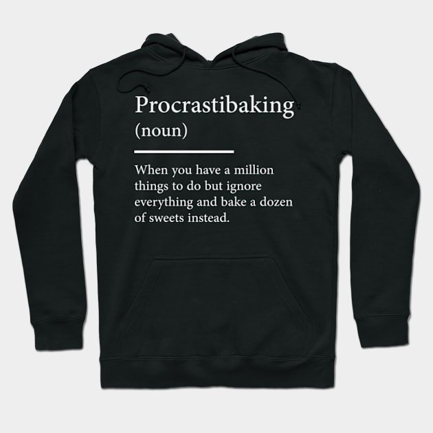 Baking Definition Hoodie by Emma Creation